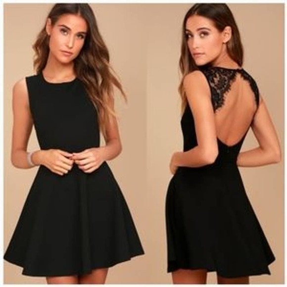 Lulus Dresses & Skirts - LULUS Need You Close Backless Skater Dress S NWT